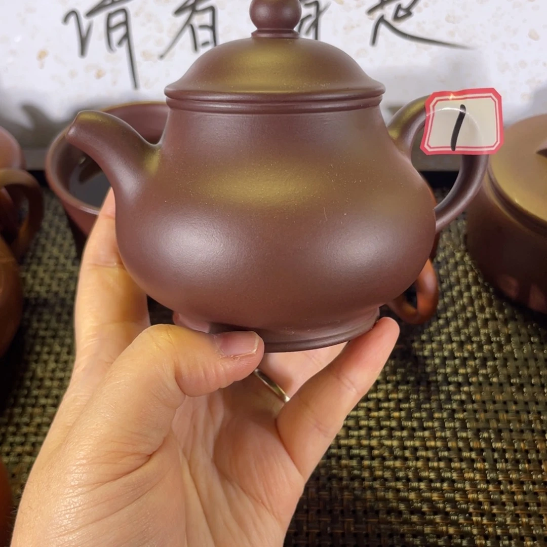 茶壶紫砂潘壶微瑕
