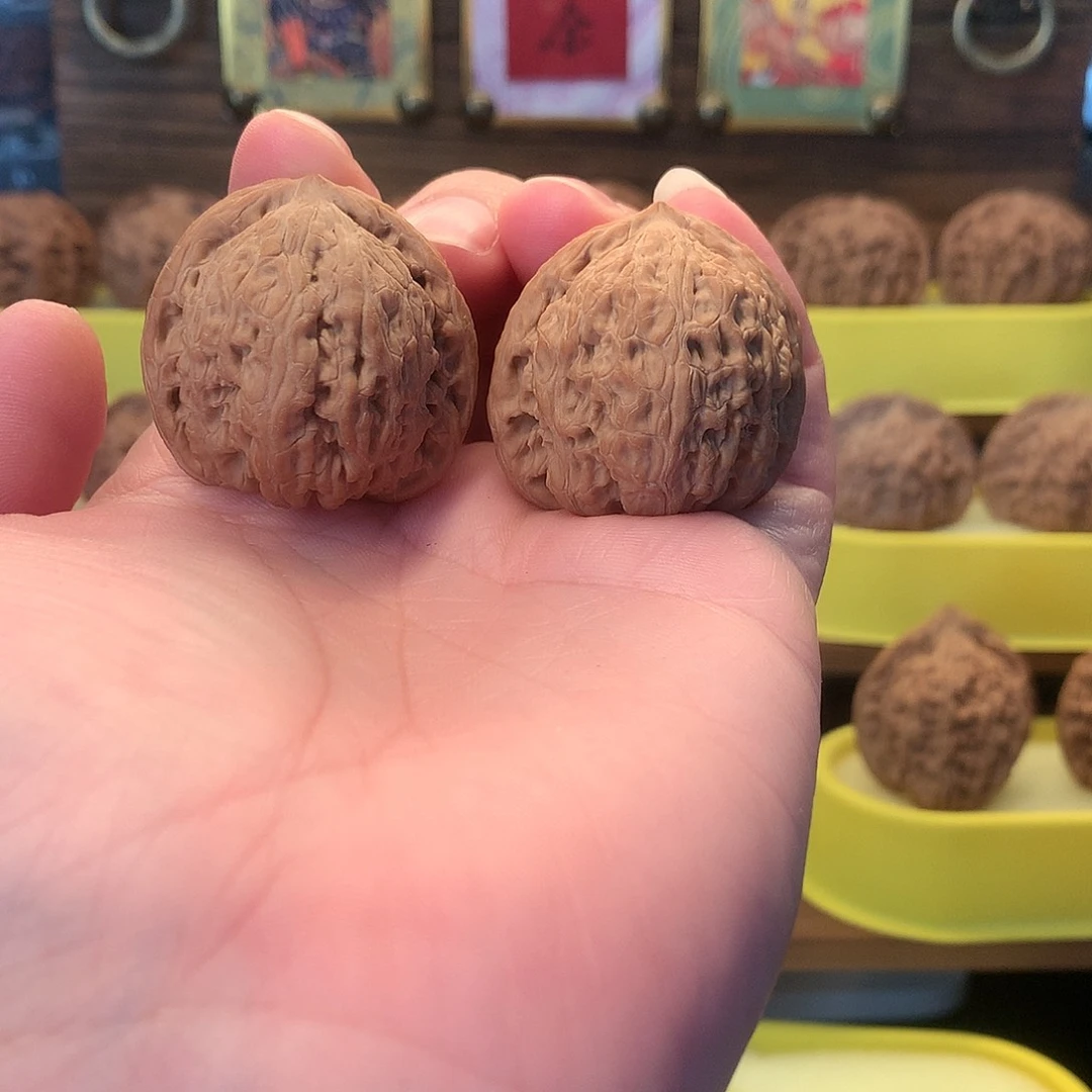 文玩核桃吊坠承德密纹