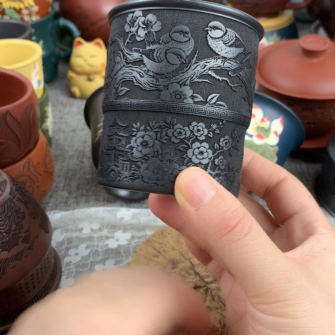 茶杯紫砂高端主人杯