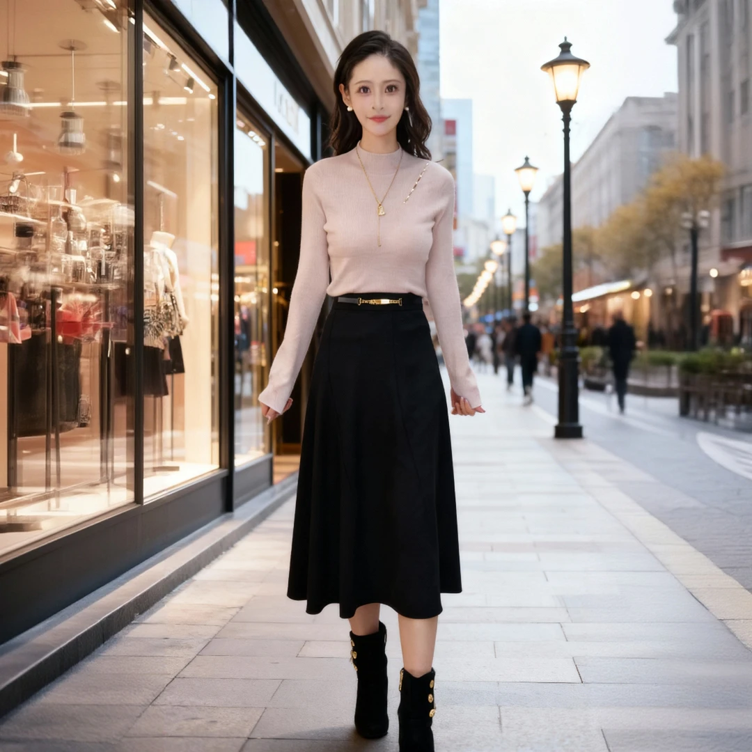 赢智尚2025新款高档舒适御寒温暖百搭打底针织时尚套装ZA-ZZ00504