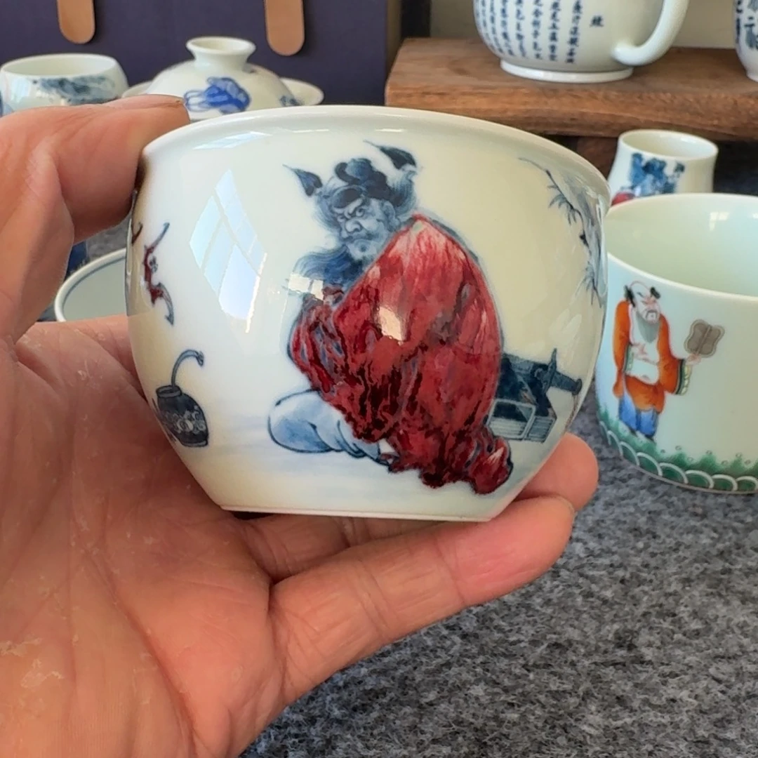 青***客现代景德镇陶瓷手绘茶具