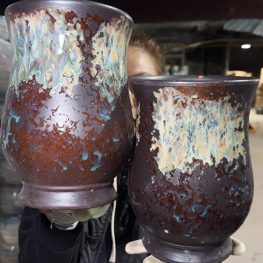 花盆紫砂高25口17