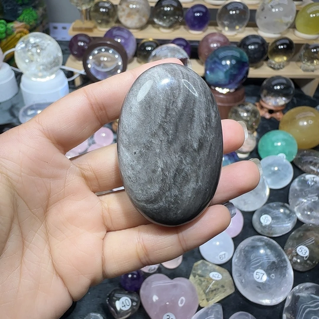 珠宝半成品水晶未镶嵌手握