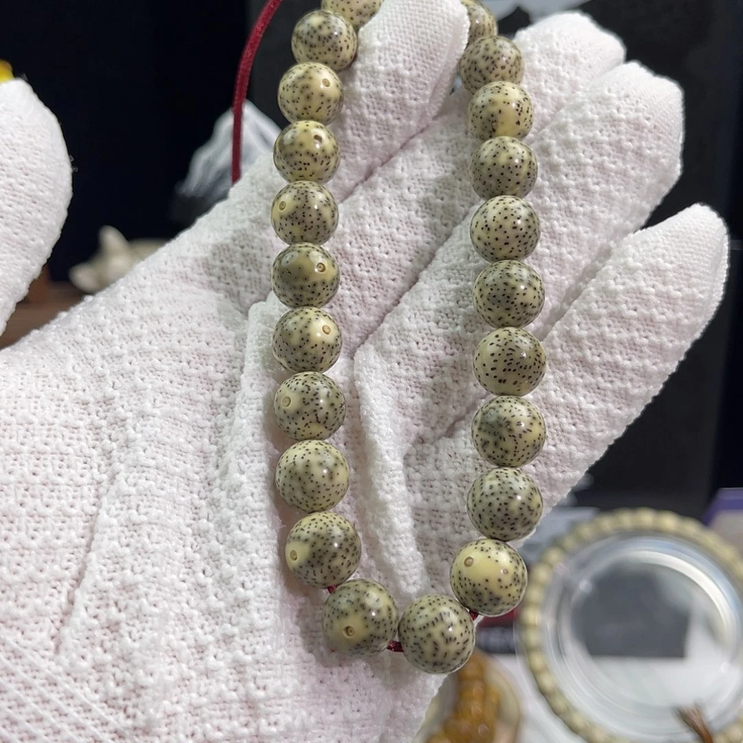 星月菩提手串石玉青花10正月手持