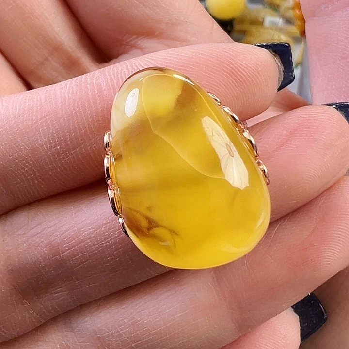 蜜蜡颈饰未镶嵌蜜蜡