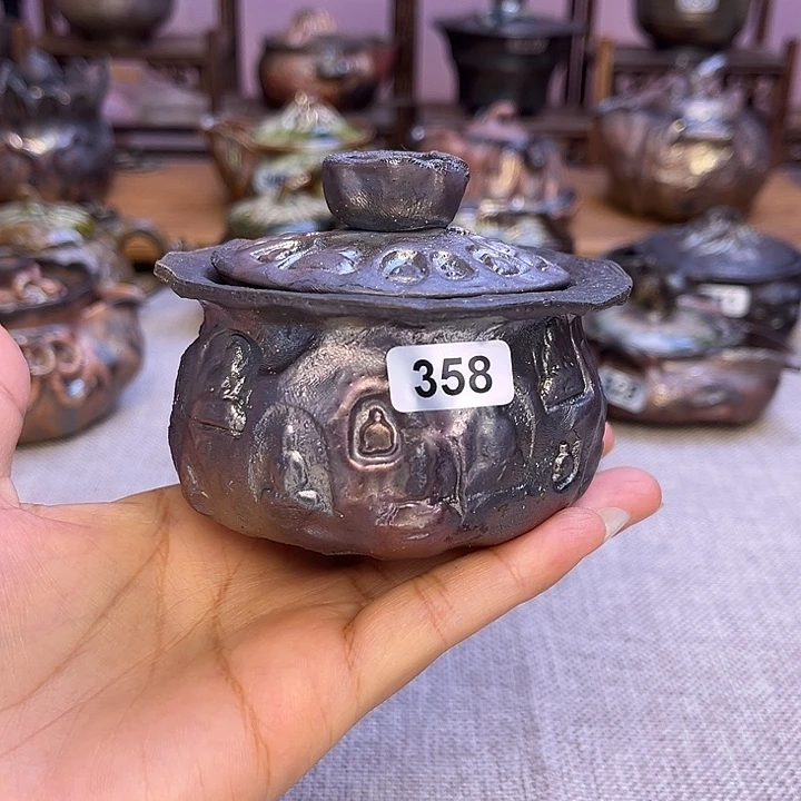 裸柴烧陶瓷手工茶器