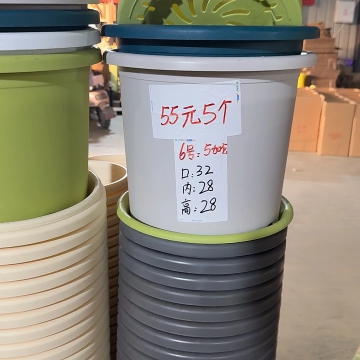 四季6#口径32无托灰白5个