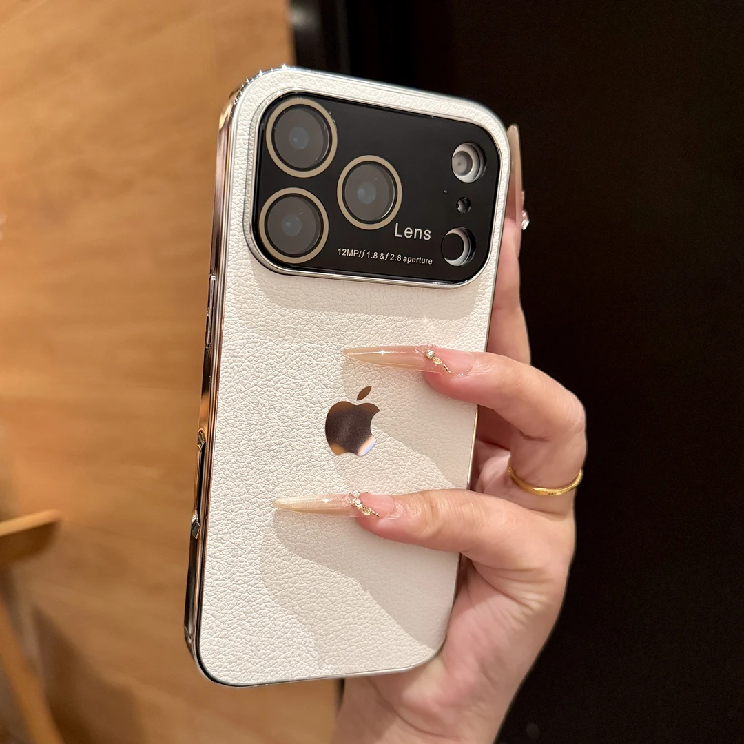 大视窗精孔散热防滑适用苹果17手机壳16ProMax硬壳15时尚14/13