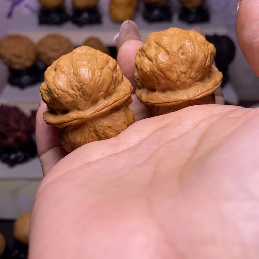 文玩核桃把件X19金蟾疙瘩包38尺