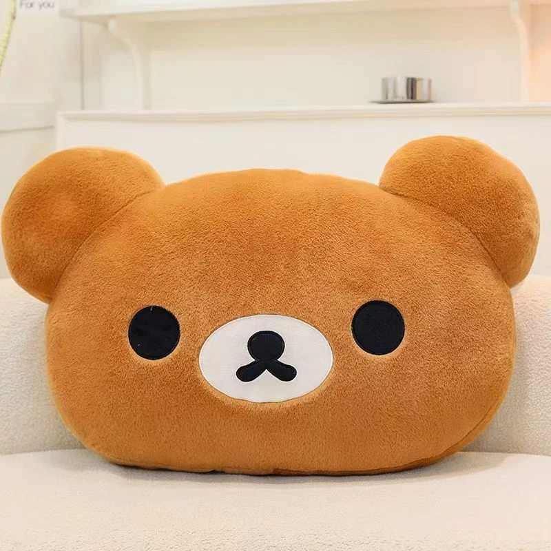 毛绒玩具轻松双面熊1个【60cm】玩偶（误差2~3cm）