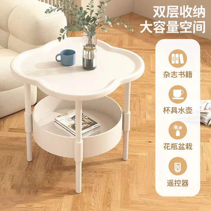 家用创意茶几客厅小茶几公寓卧室桌床头风置物架角几简约小户型