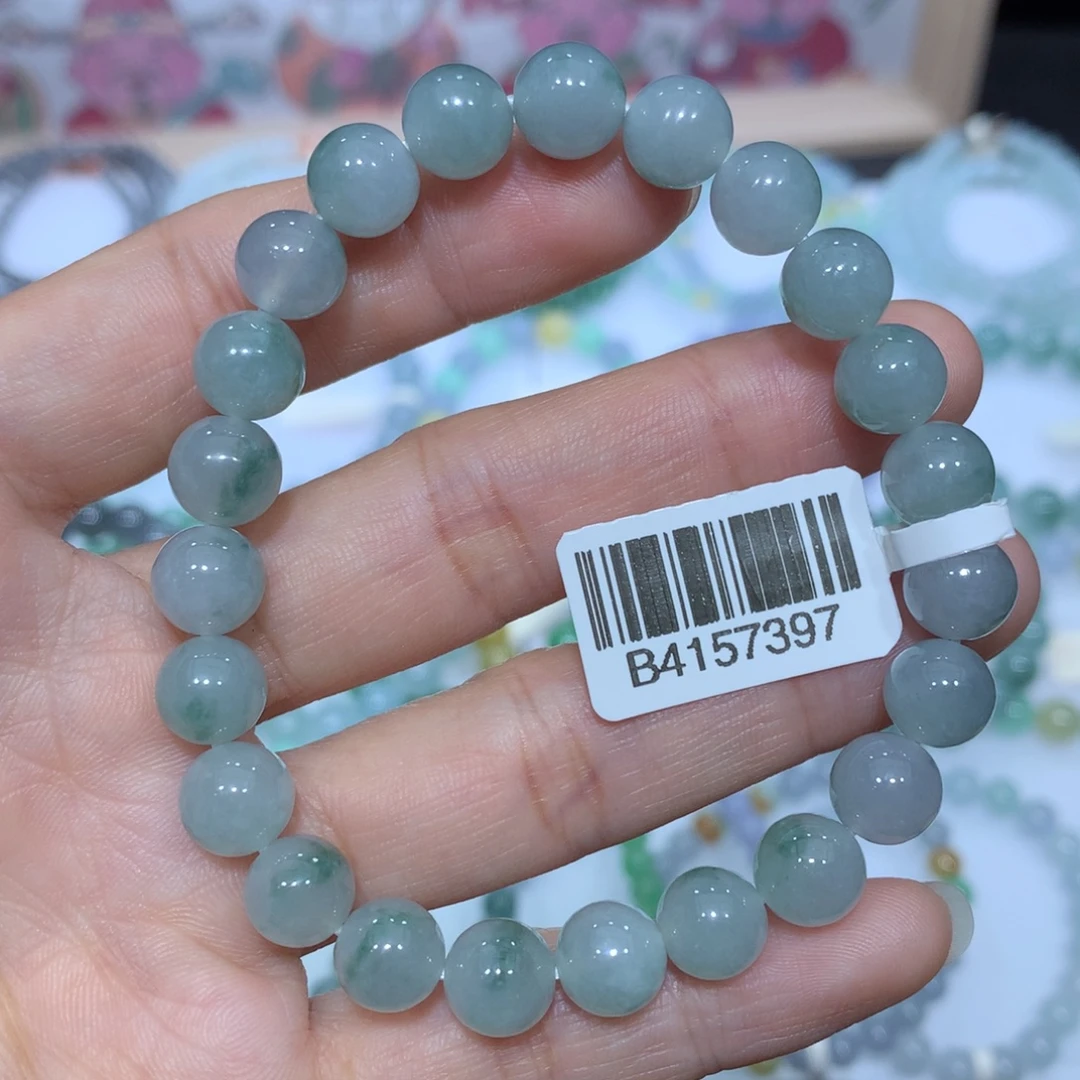 翡翠未镶嵌手链天然