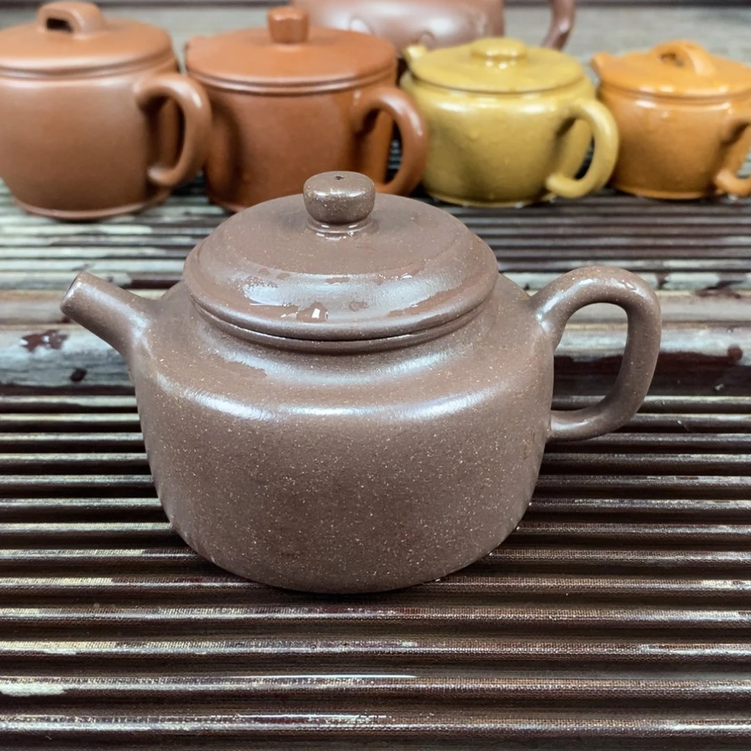 茶壶紫砂宜兴原矿紫砂壶全手工德钟200c