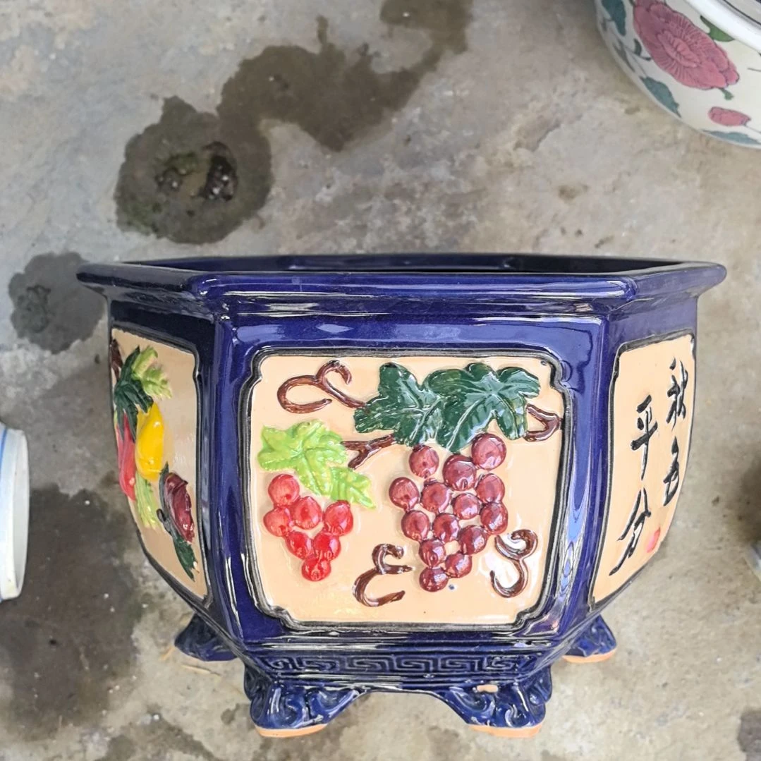 红陶凌*石湾花盆
