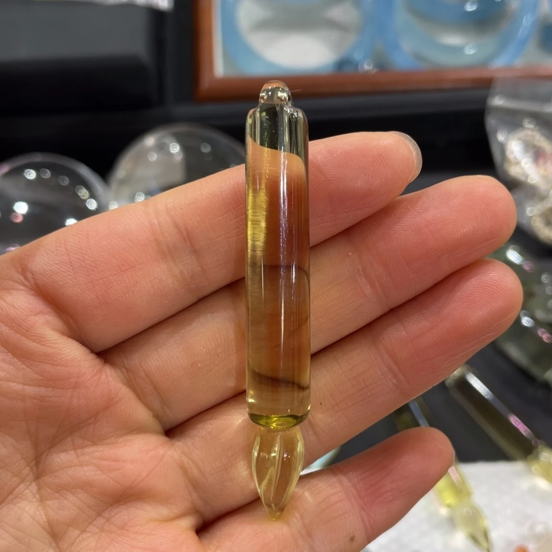 黄晶文昌笔未镶嵌