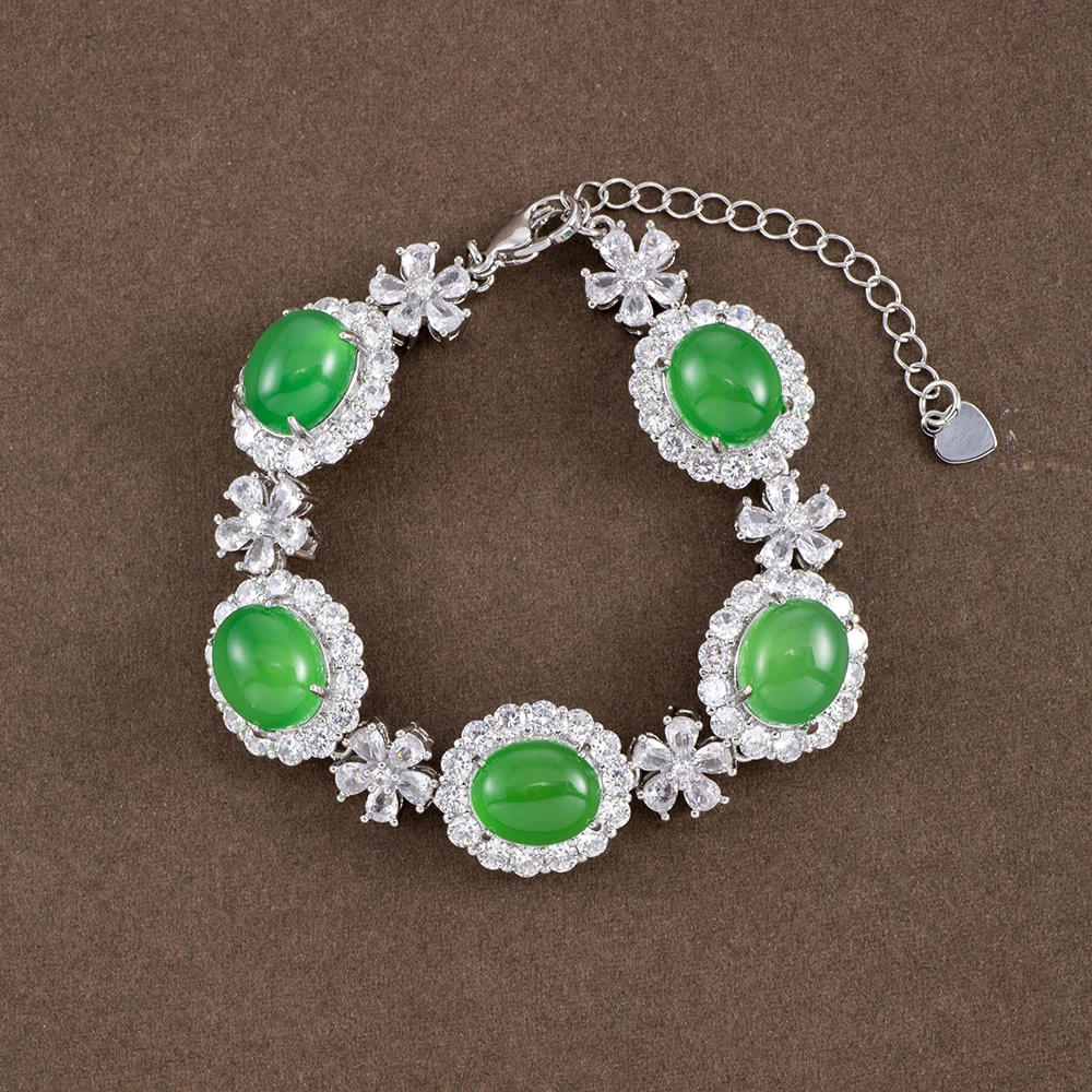 天然玉石s925银 祛魅时代 手链 s0078