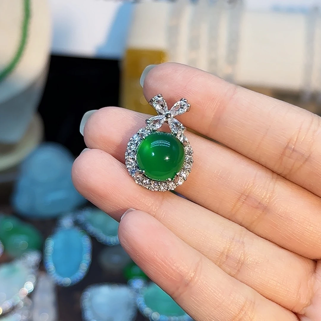 玛瑙/玉髓颈饰合金