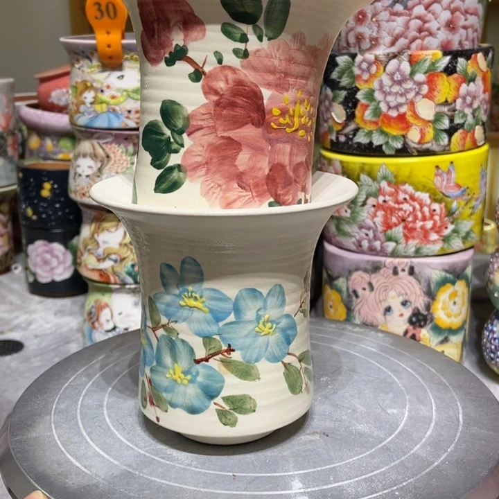 景德镇艺术手绘作品