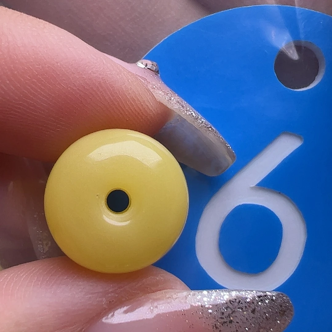 未镶嵌蜜蜡裸石12mm墩子