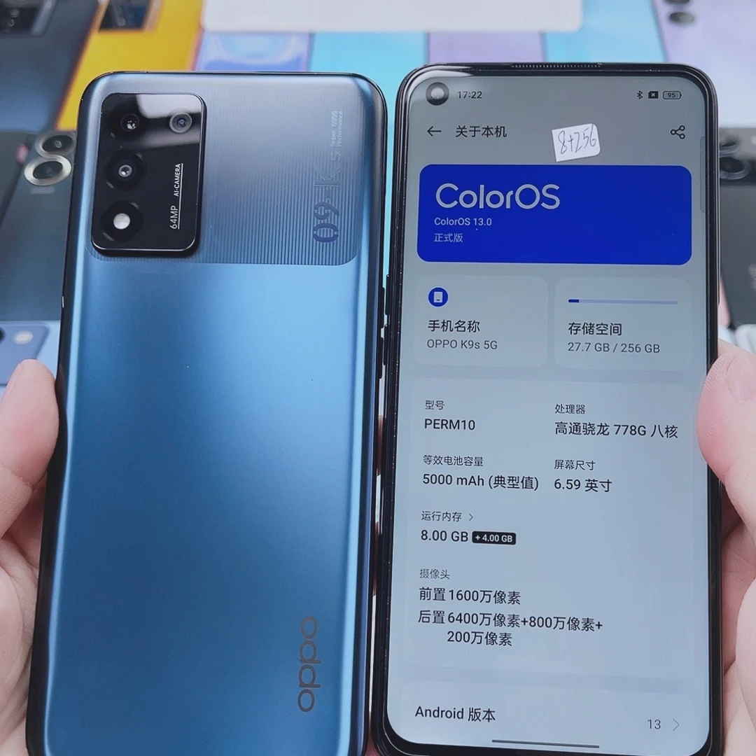 8新OPPOK9s 黑色 8+256 双系统