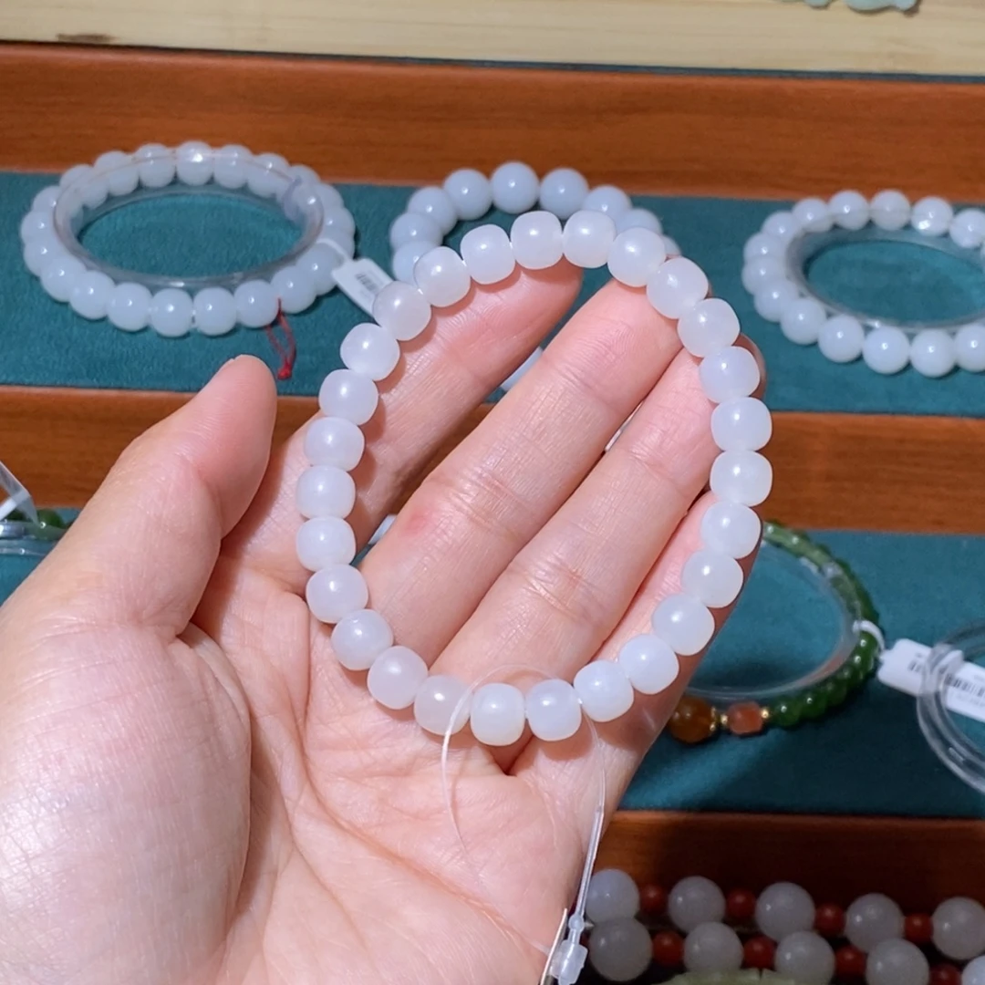 和田玉未镶嵌手链8老型