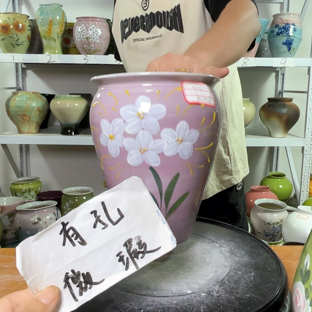 景德镇陶瓷微瑕陶瓷花盆