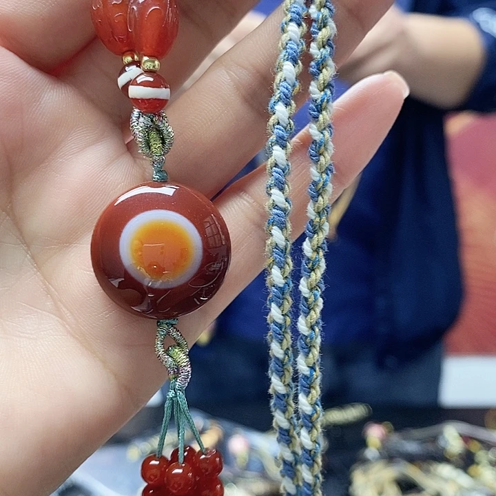 玛瑙/玉髓合金颈饰