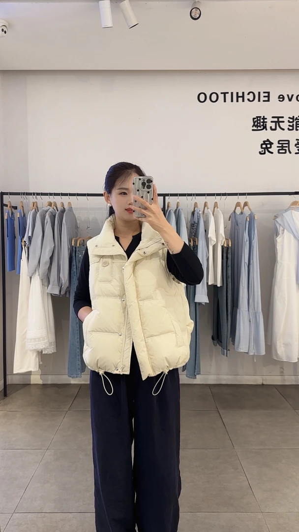 无袖显瘦立领常规纯色韩版