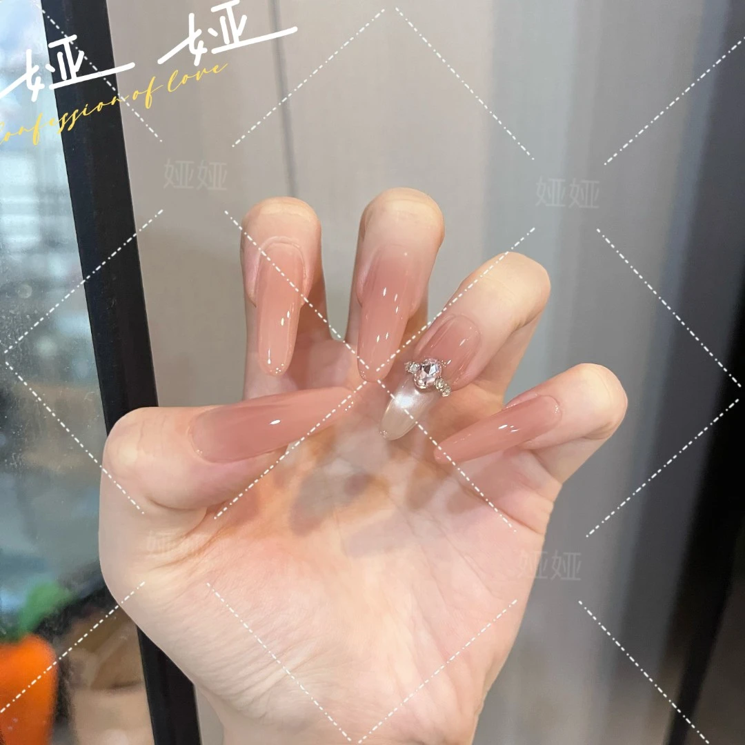 【一克拉】高品爆款纯手工穿戴甲绵密猫眼高级美甲贴