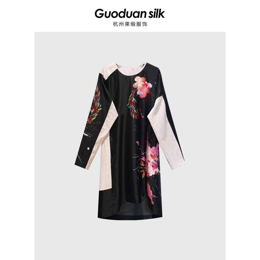 新款桑蚕丝连衣裙 MJJ7-1899