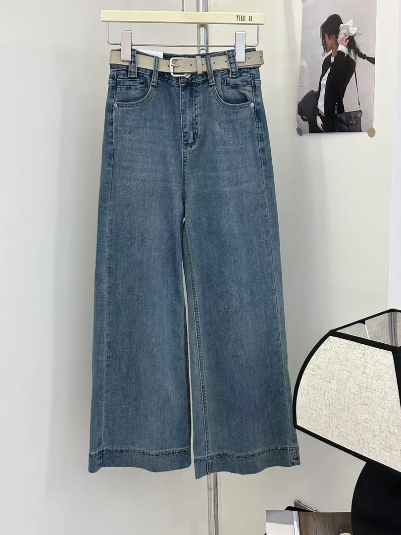 A080/A080-1女装韩版时尚百搭牛仔阔腿裤94