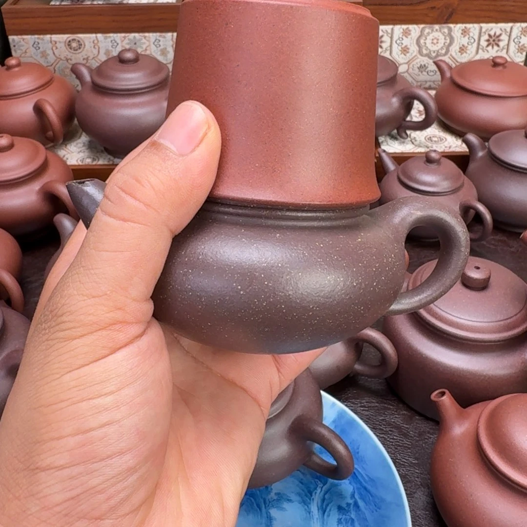 茶壶紫砂原矿紫泥主人杯