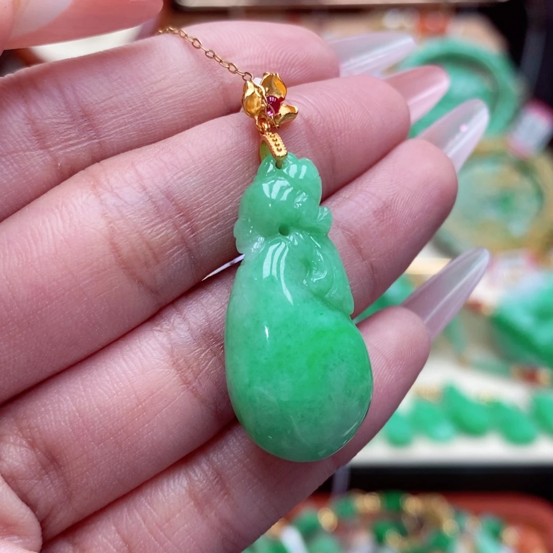 颈饰未镶嵌翡翠翡翠吊坠