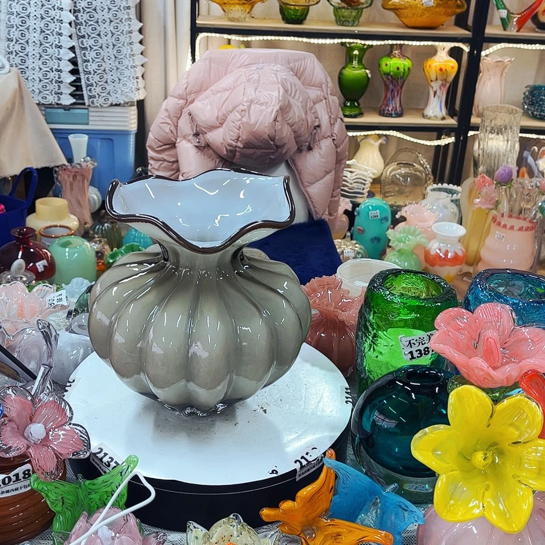 大南瓜瓶 家悦琉璃工艺品