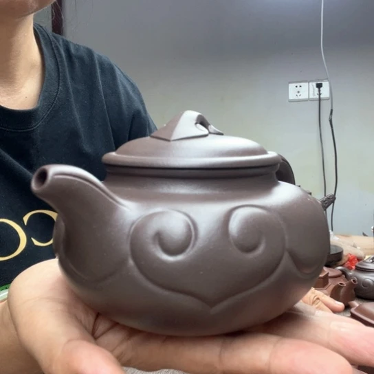 茶壶紫砂德*士天青紫泥