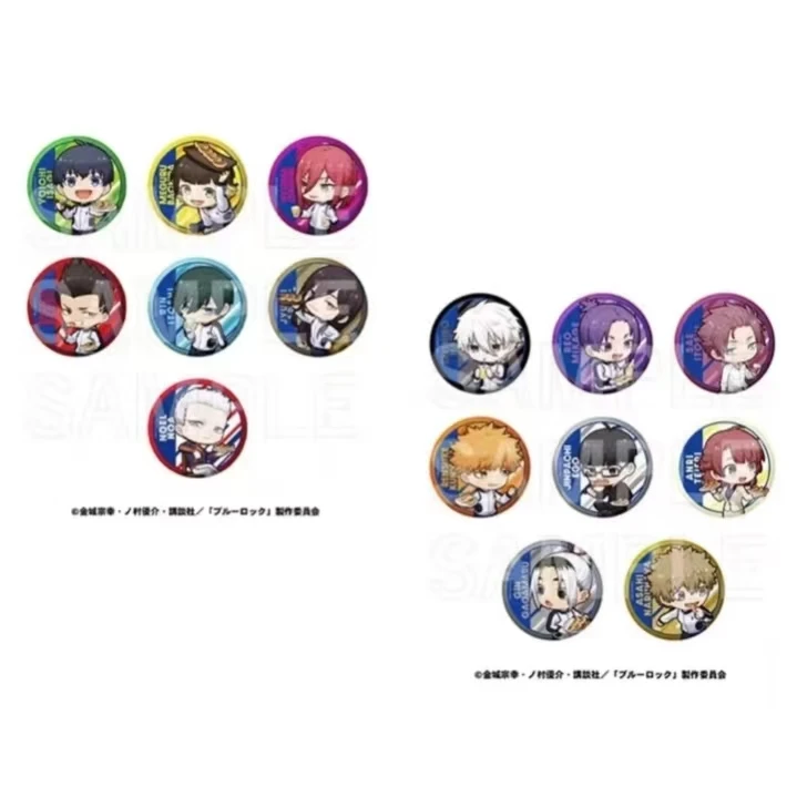 【日谷】蓝锁 肉汁饺子联动 Q版吧唧徽章B盒