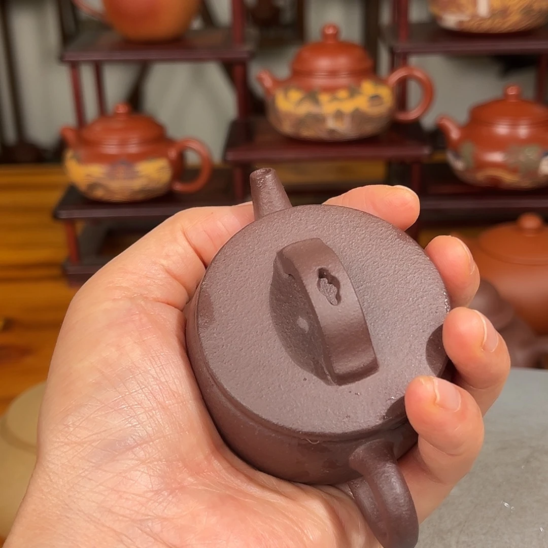 紫砂茶杯原矿无添加紫砂壶50