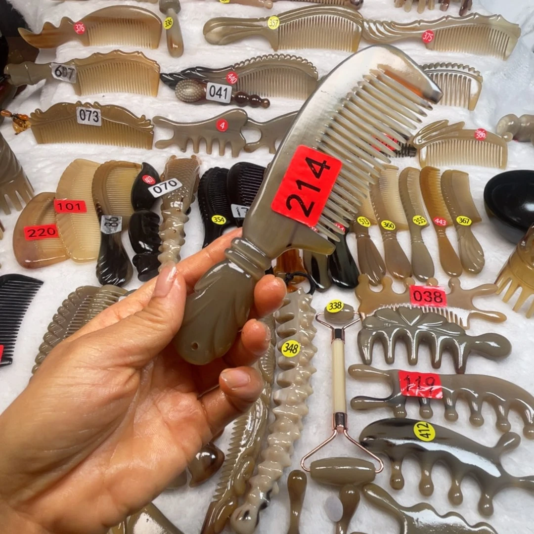 牛角梳福利款梳子