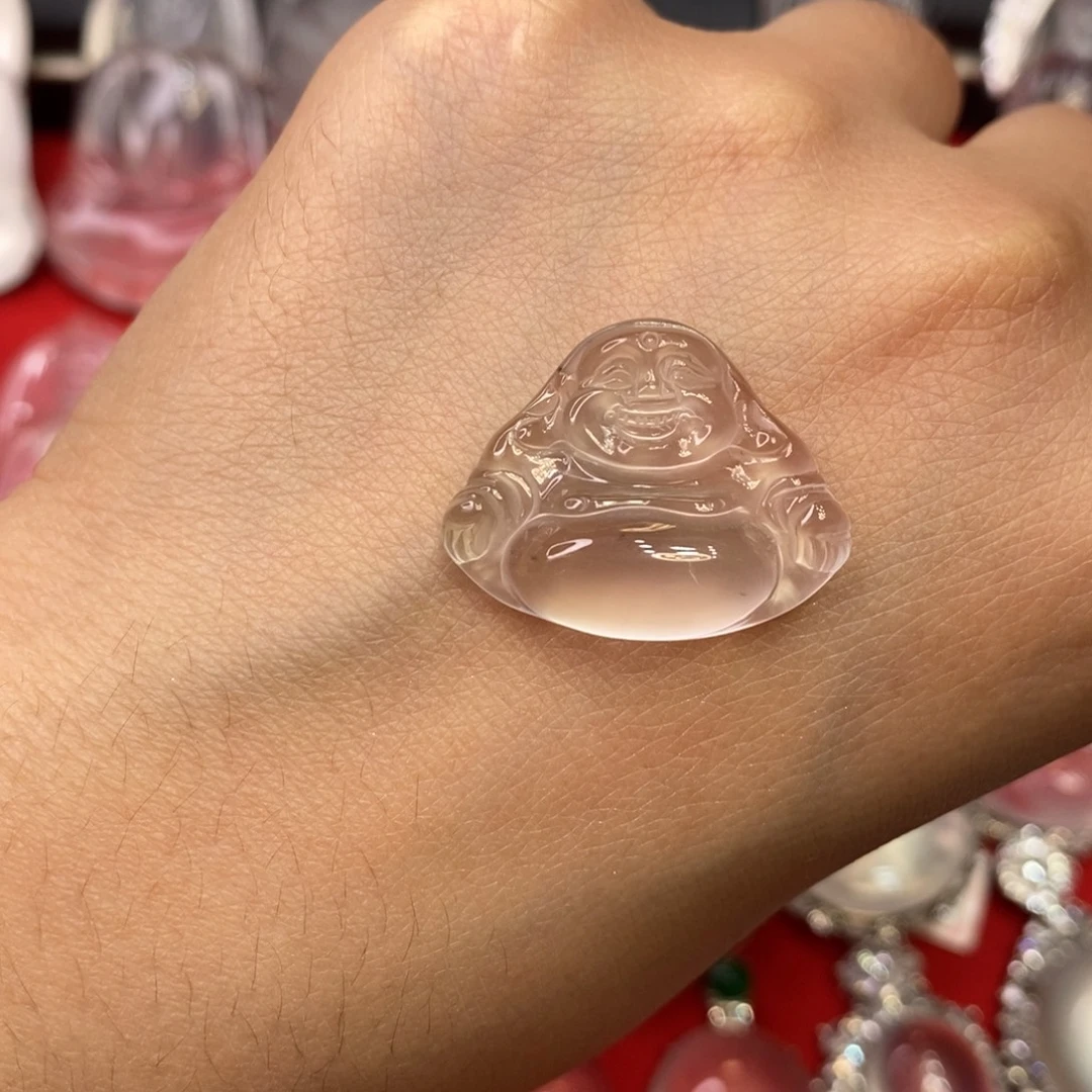 石英质玉未镶嵌吊坠