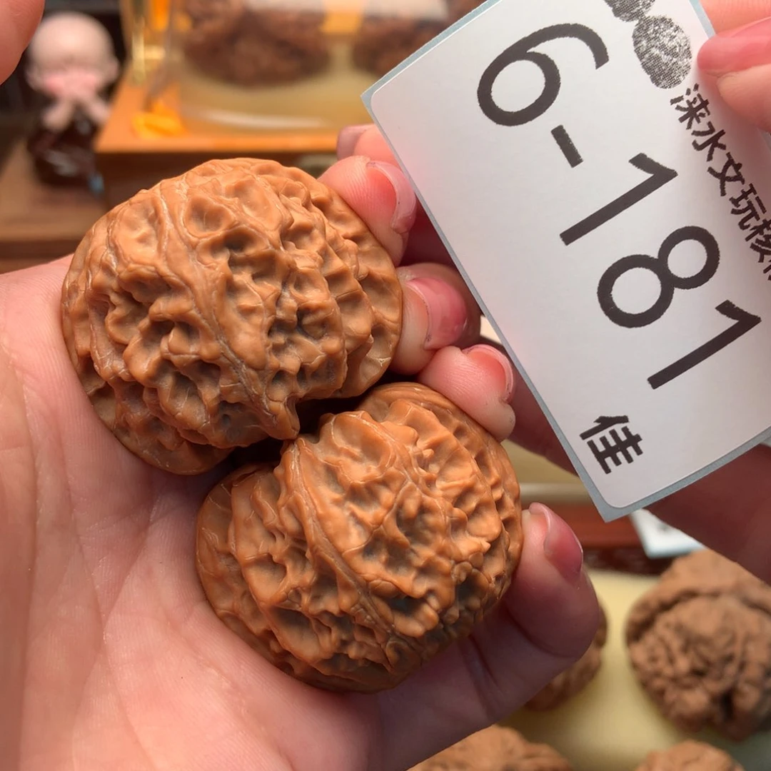 文玩核桃把件40苹果园