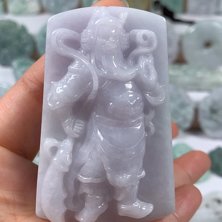 翡翠未镶嵌颈饰立体工艺卡厚13