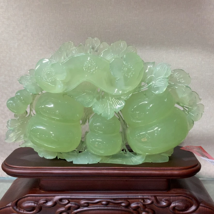 【闪购商品】未镶嵌蛇纹石玉摆件覆膜