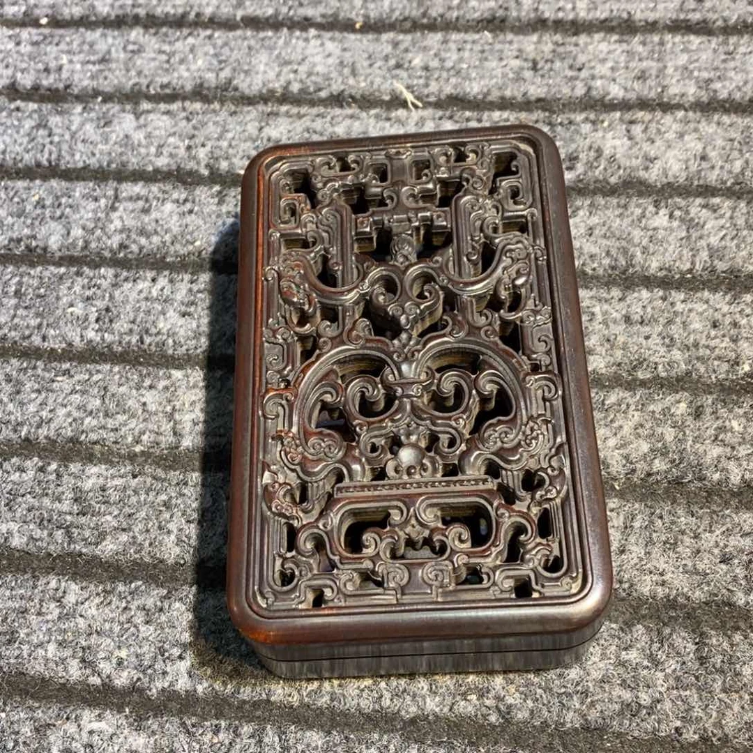 贡木鱼*发京城木器文房雅玩