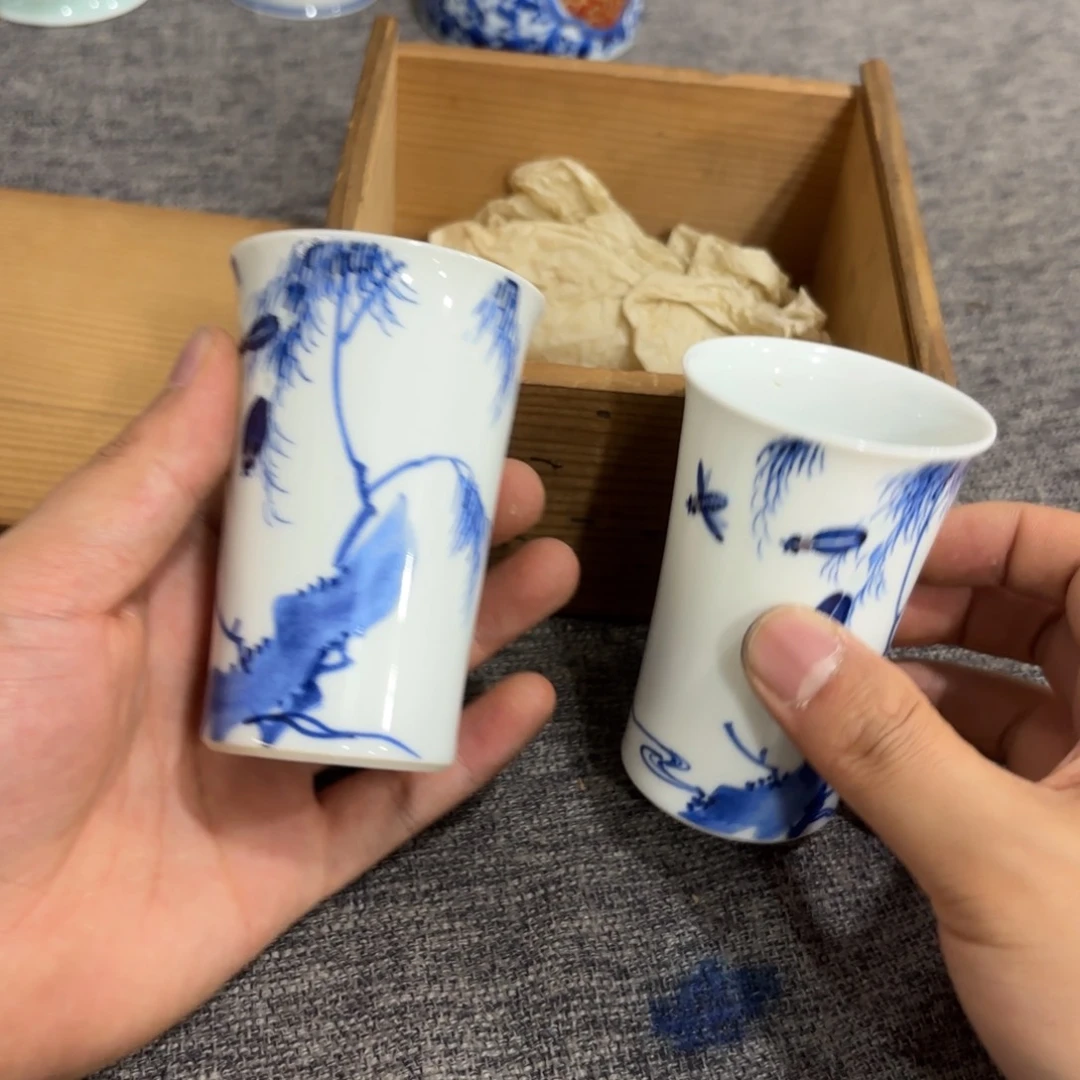 瓷片非常好看的花瓶