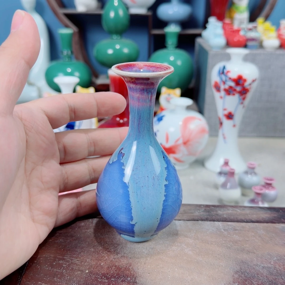 陶瓷手工小花器摆件