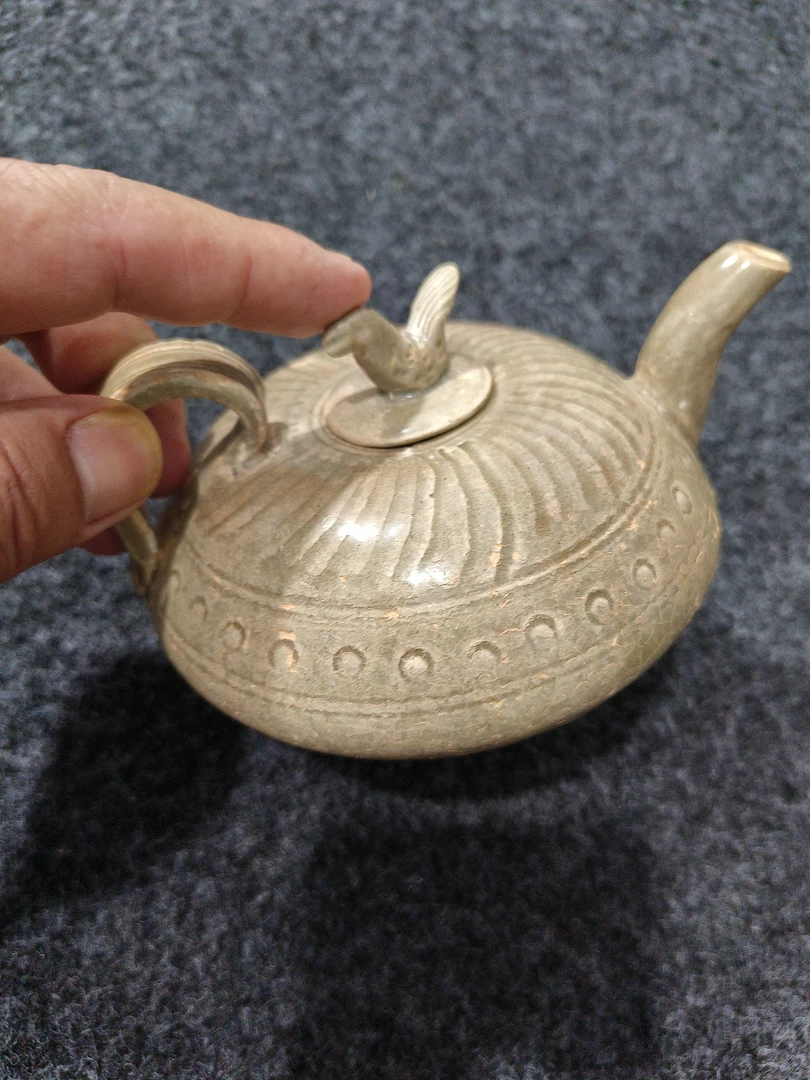青釉执壹一个完整全品