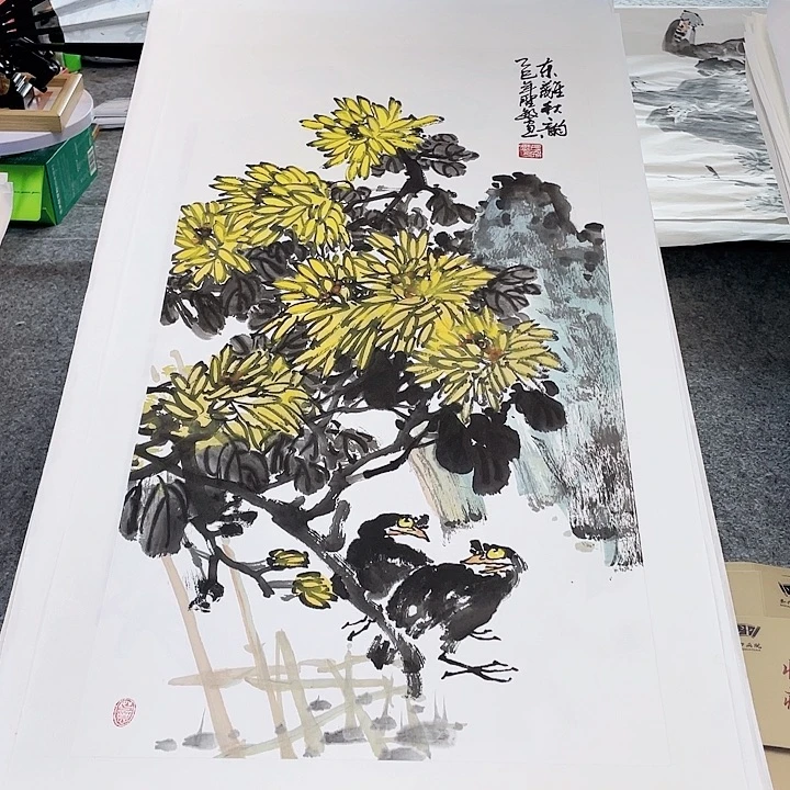 国画张圣敏先生纯手绘作品