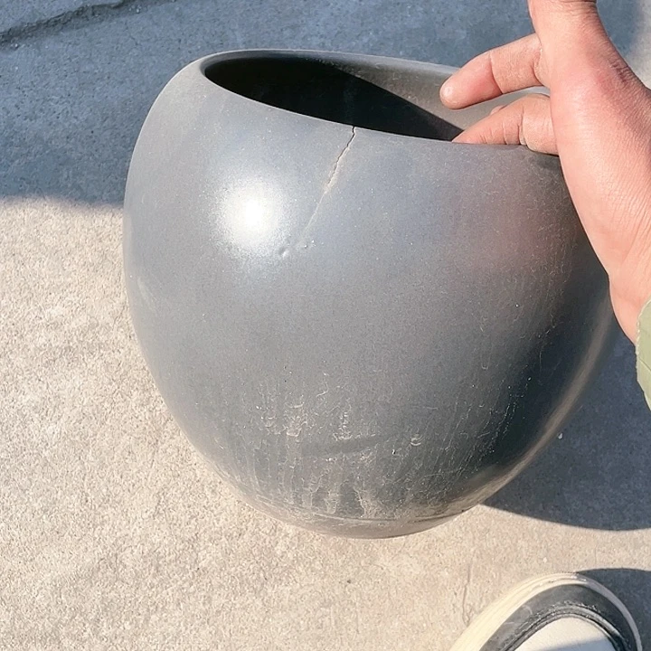 紫砂花盆瑕疵20.23花盆