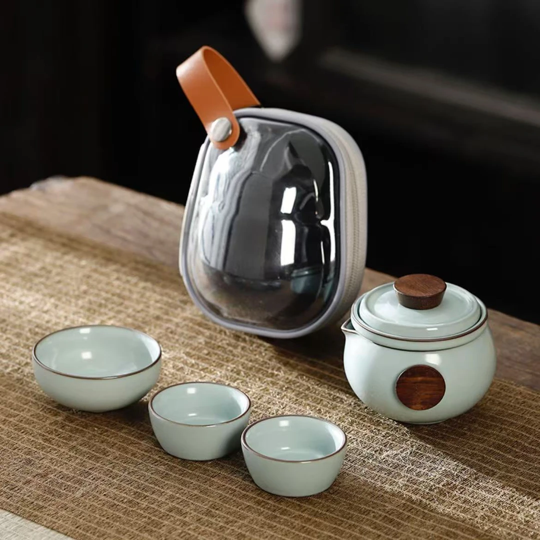 小精灵快客杯便携可爱可携式户外杯子旅行茶具茶杯生日礼物茶具壶