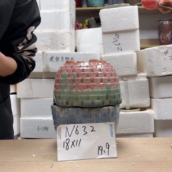 粗陶多肉花盆微瑕632